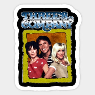 Threes company Sticker